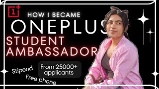 How I became A OnePlus Student Ambassador! OnePlus SAP 2023 How to apply . Process 🤩