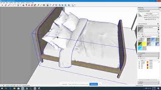 SketchUp Pro Tutorial - Colors, Materials & Furniture Pt 1