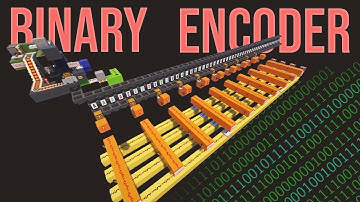 How to Build a Binary Encoder | Redstone the World EP2