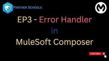 EP3 - Error Handler in #MuleSoft Composer || #Salesforce @sfdcpanther