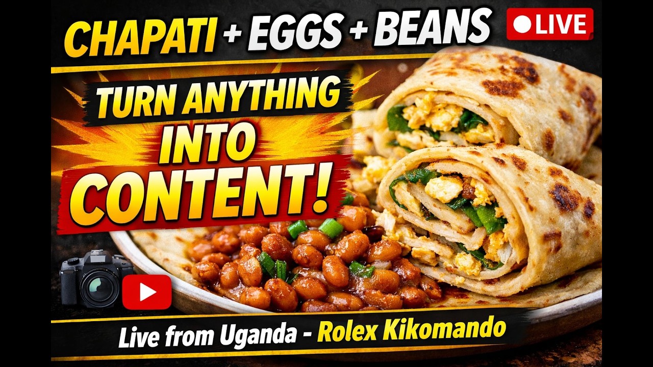 Rolex Kikomando in Uganda: Turning Simple Food into Content!