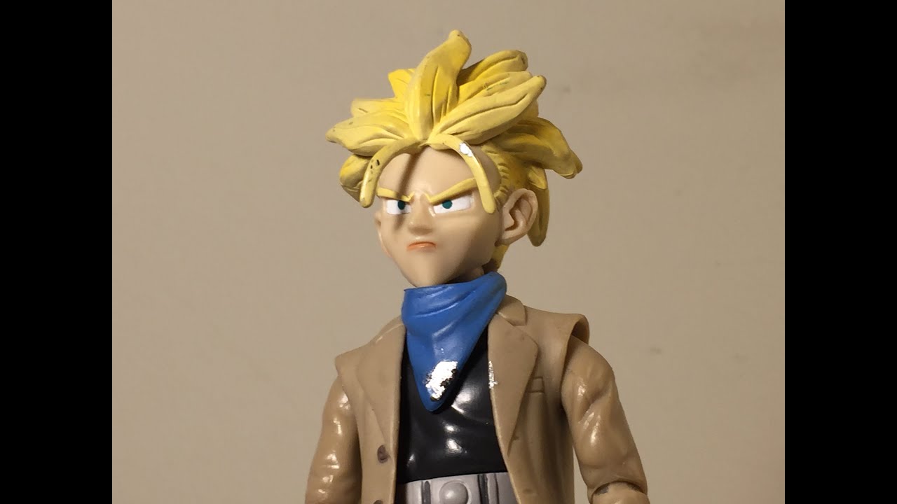 DBGT SS Trunks figure review by Jakks Pacific YouTube