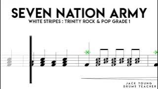 Seven Nation Army   Trinity Rock & Pop Drums Grade 1 (OLD)