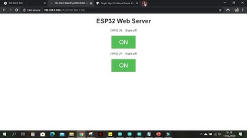 Simulasi ESP32 menggunakan LED DAN WEBSERVER