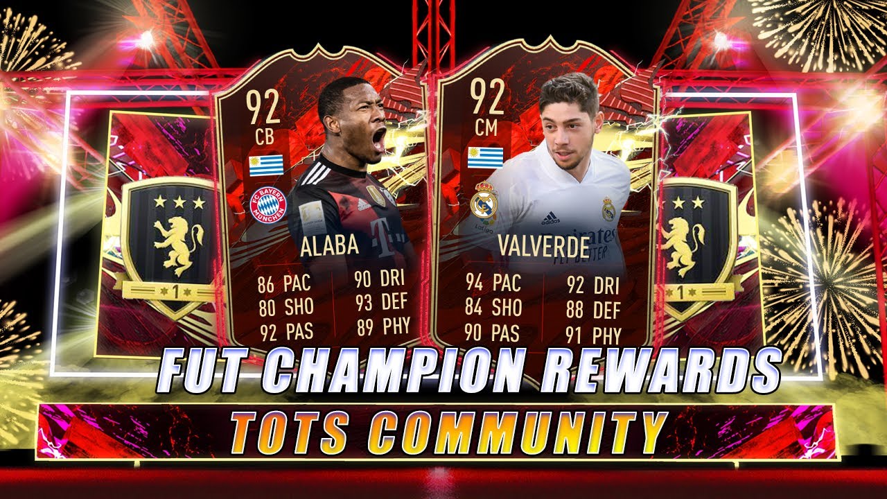 GOLD 1 COMMUNITY TOTS FUT CHAMPIONS REWARDS! - FIFA 21 PACK OPENING