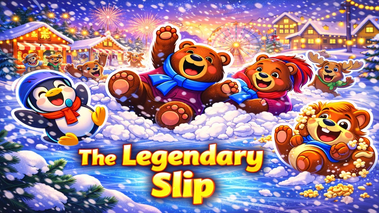 The Bear Family and the Legendary Slip ❄️🐻 | Funny Winter Cartoon | 3D Family Animation