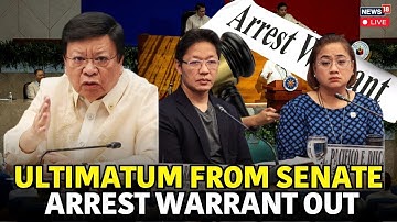Philippines Senate Issues Arrest Orders Over Missing Flood Funds | Discaya |Blue Ribbon Hearing N18G