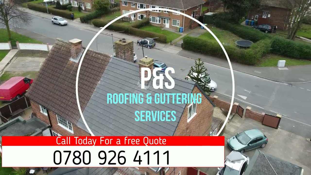 P & S Roofing and Guttering Services, Worksop, Re-Roof.