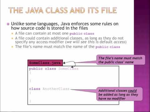 4 Specifying Classes