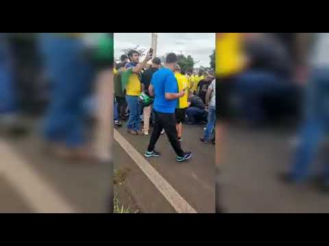 Manifestantes são atropelados na rodovia Washington Luís em Mirassol