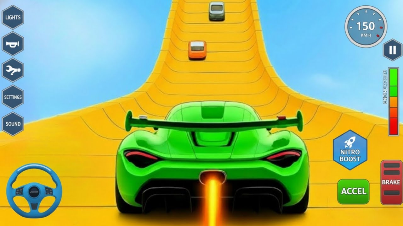 Mega Ramp GT Car Racing – Extreme Car Stunt Driving | Android Gameplay Level 203 -208