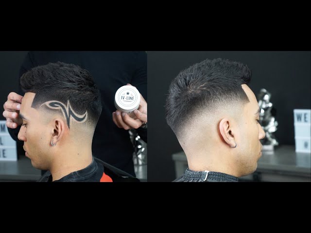 SKIN FADE (MID DROP FADE) WITH DESIGN - TRENDING HAIRSTYLES - (NO EDITED PICTURES) - MUST WATCH!