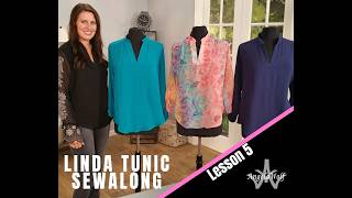 Linda Tunic Sewalong Lesson 5 | Pattern Hack: Add Buttons & Buttonholes with Angela Wolf
