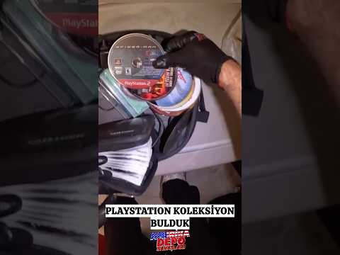 PlayStation koleksiyonu bulduk #oyun #koleksiyon #konsol #antika #çanta #ayakkabı #para #dolar
