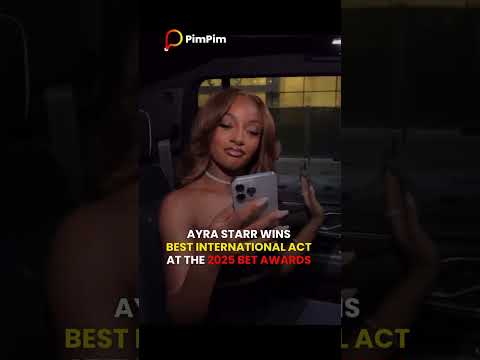 At The 2025 BET Awards Our Celestial Girl Ayra Starr Took Home The Best International Act Award