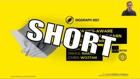 Mechanics-Aware Deformation of Yarn Pattern Geometry [SIGGRAPH 2021 Short Presentation]