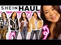 SHEIN Petite Try-On Haul ⭐ SHEIN Winter Jackets/Sweaters 💖