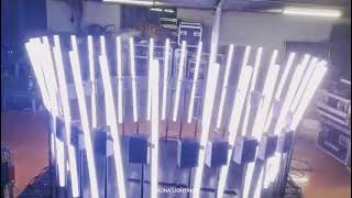 madrix SPI 360 degree rotation led bar stage lighting