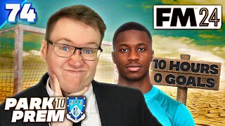 10 HOUR GOAL DROUGHT - Park To Prem FM24 | Episode 74 | Football Manager