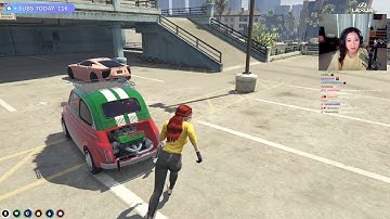 Vinny Gets April a Custom Plate - fuslie || GTA 5 RP NoPixel