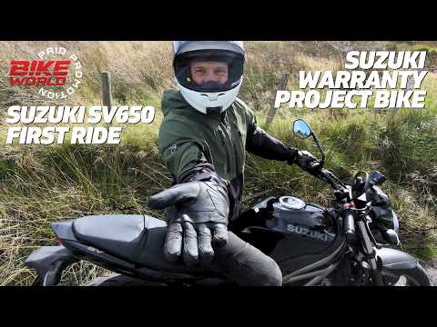 SUZUKI SV650 WARRANTY PROJECT BIKE FIRST RIDE