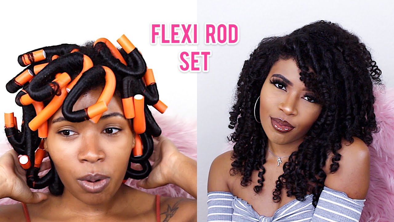 THE BEST FLEXI ROD SET ON NATURAL HAIR! HOW TO YouTube