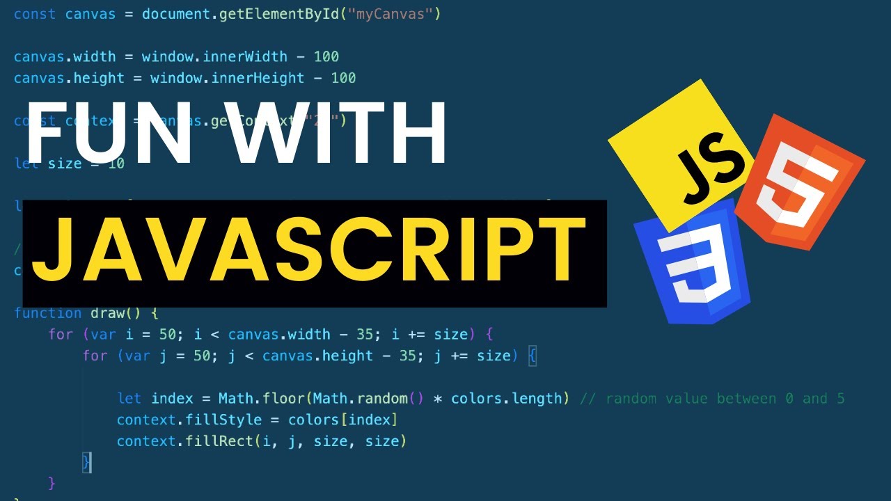 No Signal Screen Using HTML Canvas and Javascript | Fun With Javascript ...