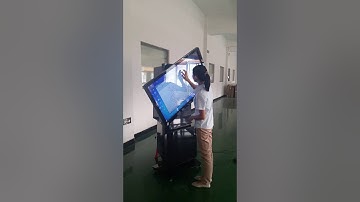 47" indoor rotating touch screen X-86 computer kiosk