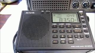 20200106ワールドバンドラジオ・aiwa AR MD20・BCLラジオ・感度と音質と使用感について紹介