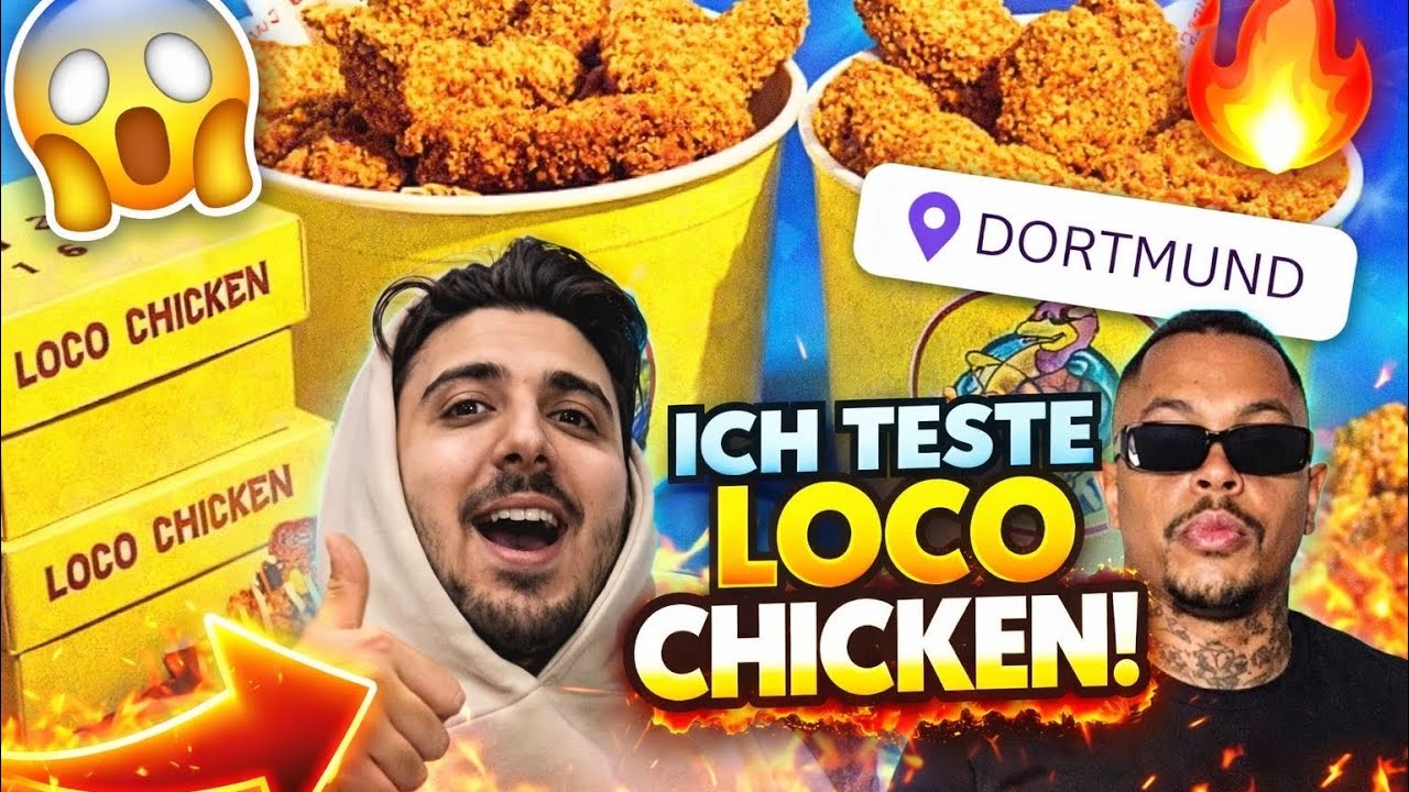 ICH TESTE LOCO CHICKEN 🐔 MEIN ERSTER VLOG 😁