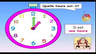 Quelle heure est -il/what is the time now تعلم بالفرنسية التعبير عن الوقت