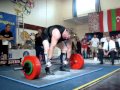 David carter 250kg deadlift world record