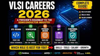 VLSI Careers Explained: RTL, DV, PD, DFT & FuSa (Which is Best for You?)