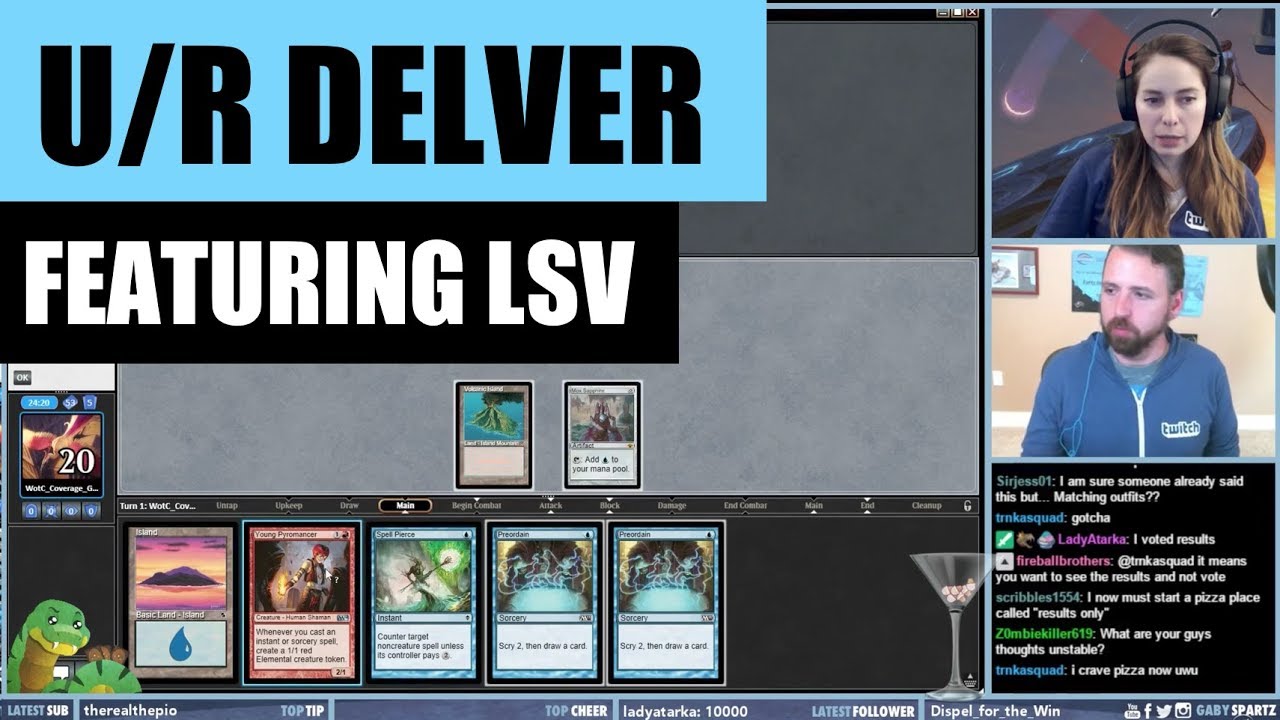 Lsv Magic Learning Vintage UR Delver with LSV / Magic: The Gathering / MTG - YouTube