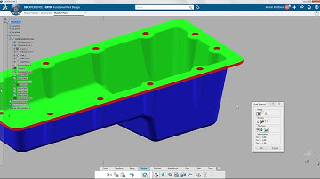 CATIA 3DEXPERIENCE Mold Part Design and Draft Analysis. Проектирование деталей и анализ уклонов.