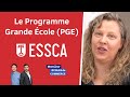 Essca  le programme grande ecole pge  2023