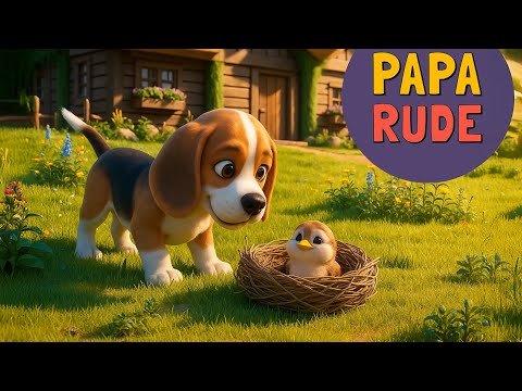 🎵 Птенчик и Щенок 🐣🐶 – Мультфильм с Песенкой для Детей | Paparude