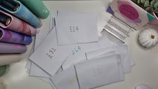Unstuffing our part completed 100envelope challenge | UK Cash Stuffing & Budgeting