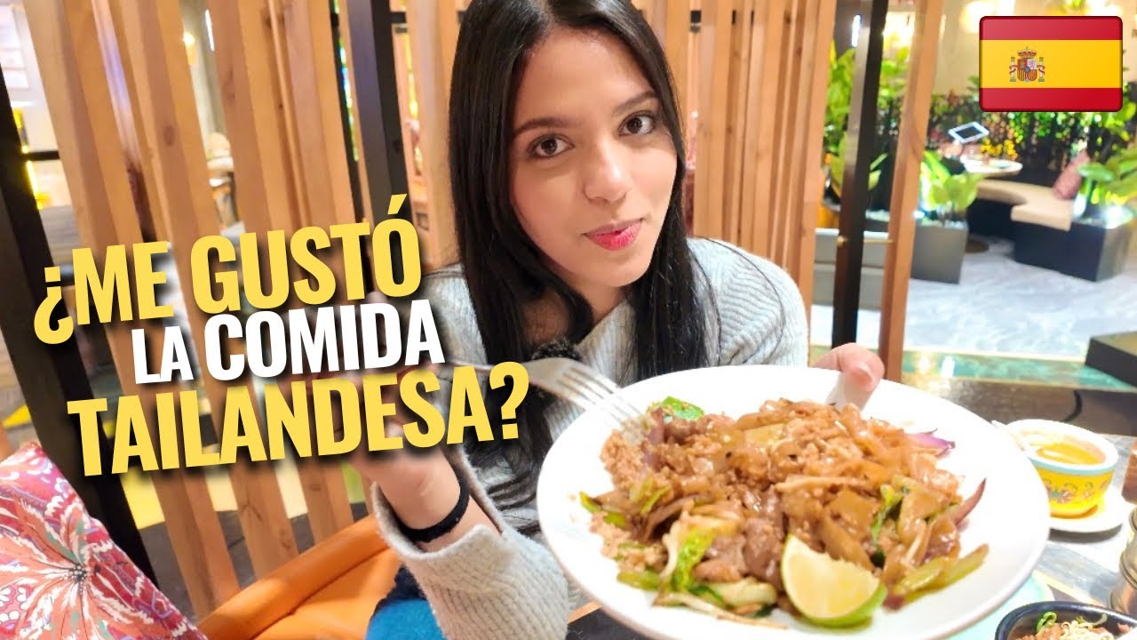 Probando COMIDA TAILANDESA por primera vez 🇹🇭