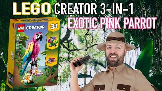 Lego Creator 3-In-1 Exotic Pink Parrot