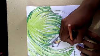 Belajar menggambar CC (code Geass)