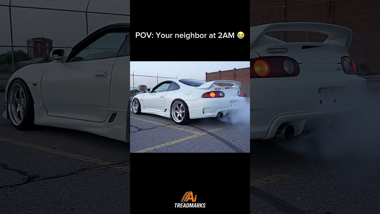 When your neighbor owns a built Supra 😳🔥