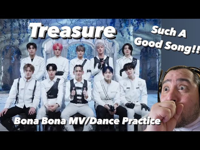 TREASURE - 'BONA BONA' MV/Dance Practice Reaction class=