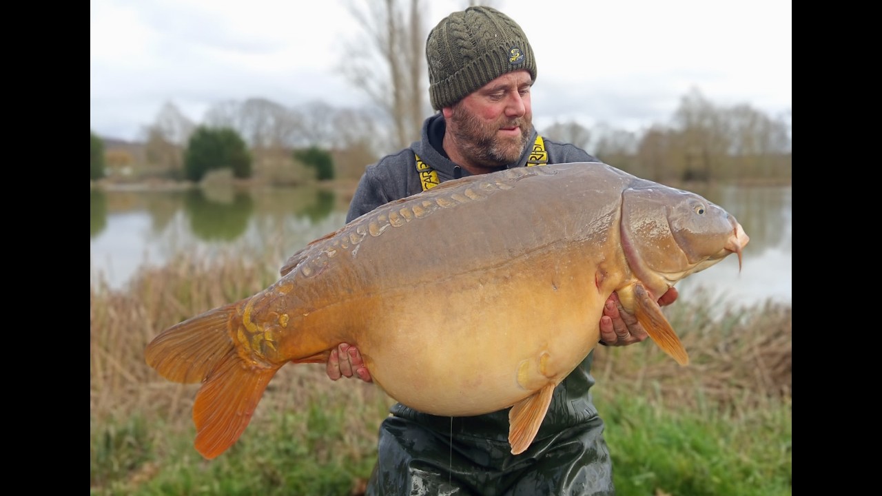 Peche à la carpe Etang de crotz février 2026
