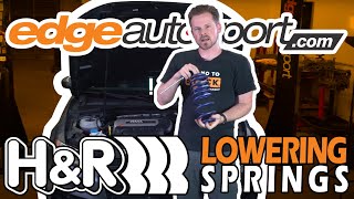 H&R Sportline Lowering Springs INSTALL | 2016 Audi S3 | Edge Autosport