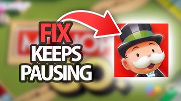How To Fix MONOPOLY GO Game App Keeps Pausing | Step By Step
