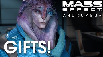 Mass Effect Andromeda: Jaal makes gifts for the squad
