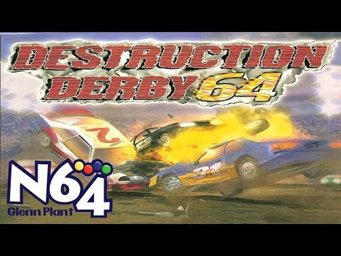 боевые гонки без клоунов Destruction Derby 64 - Nintendo 64  стрим на ачивки