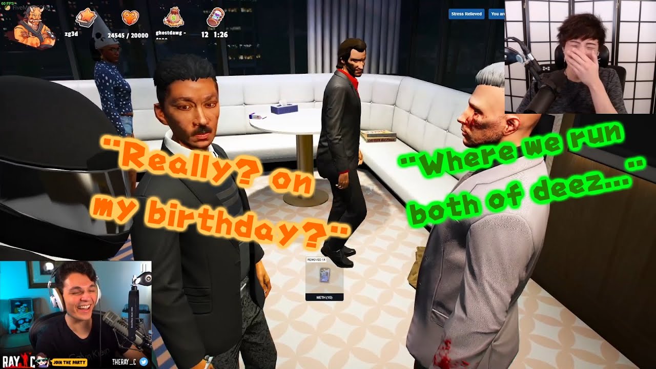Sykkuno Gets Buddha With Another Clever Joke... On His Birthday [NoPixel GTA RP] (CLIP)