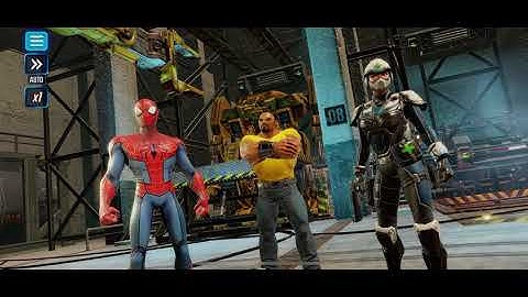 Marvel strike force pt 1 iPhone XR gameplay